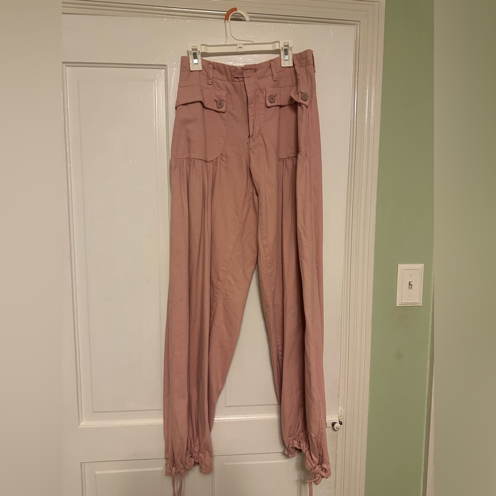 Free People Pink High-Waisted Pants